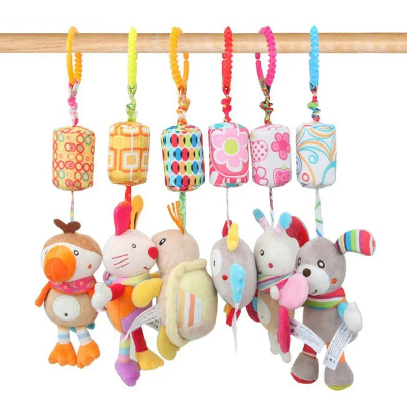 Baby Sensory Hanging Rattle Toy with Teether 23