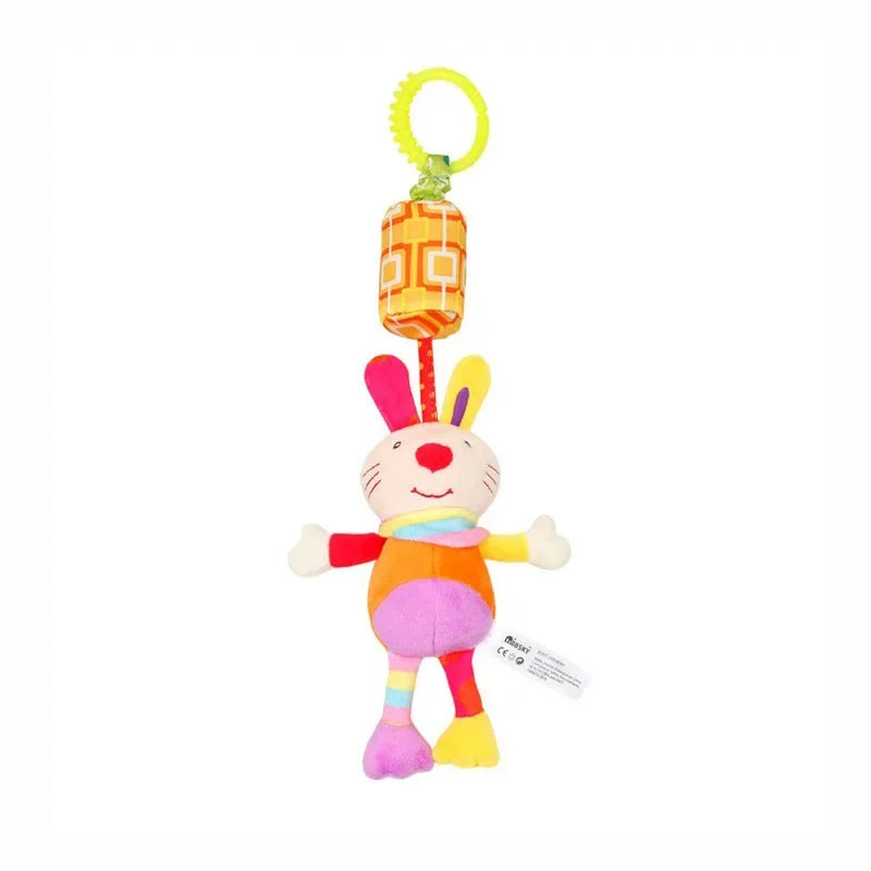 Baby Sensory Hanging Rattle Toy with Teether 5