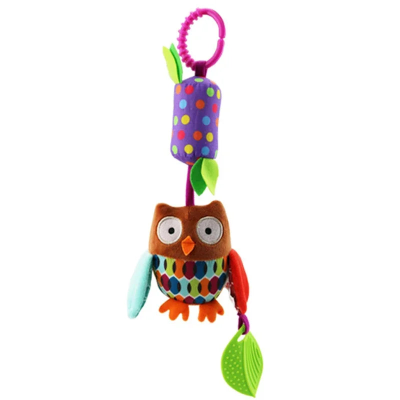 Baby Sensory Hanging Rattle Toy with Teether 8