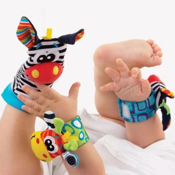 Cartoon Rattle Set Sensory Toy for Babies 02