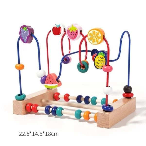 Colour and Count Maze Wooden Educational Toy 03