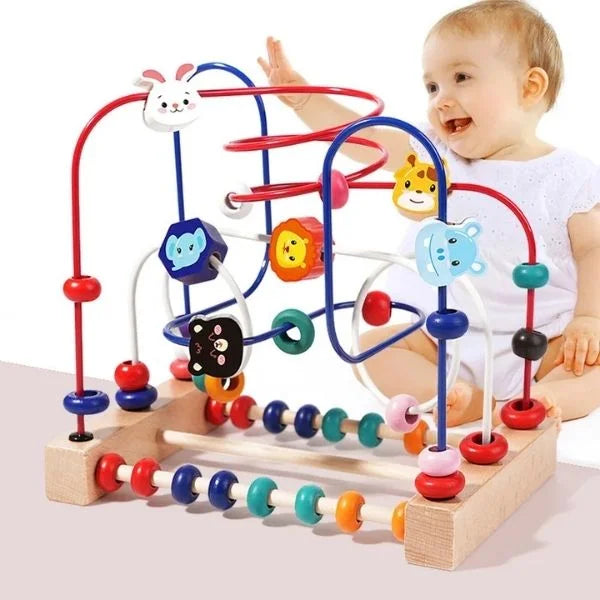 Colour and Count Maze Wooden Educational Toy 04