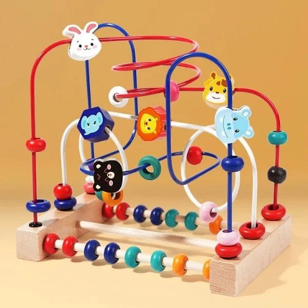 Colour and Count Maze Wooden Educational Toy 05