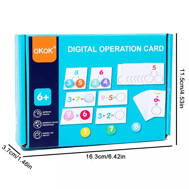 Educational Toy Early Maths Number Cards 05