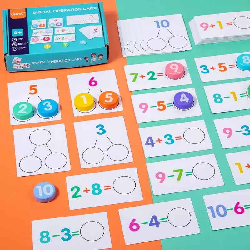 Educational Toy Early Maths Number Cards 01