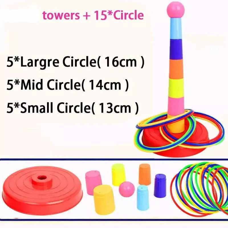 Educational Toy Ring Toss Stacking Cups 06