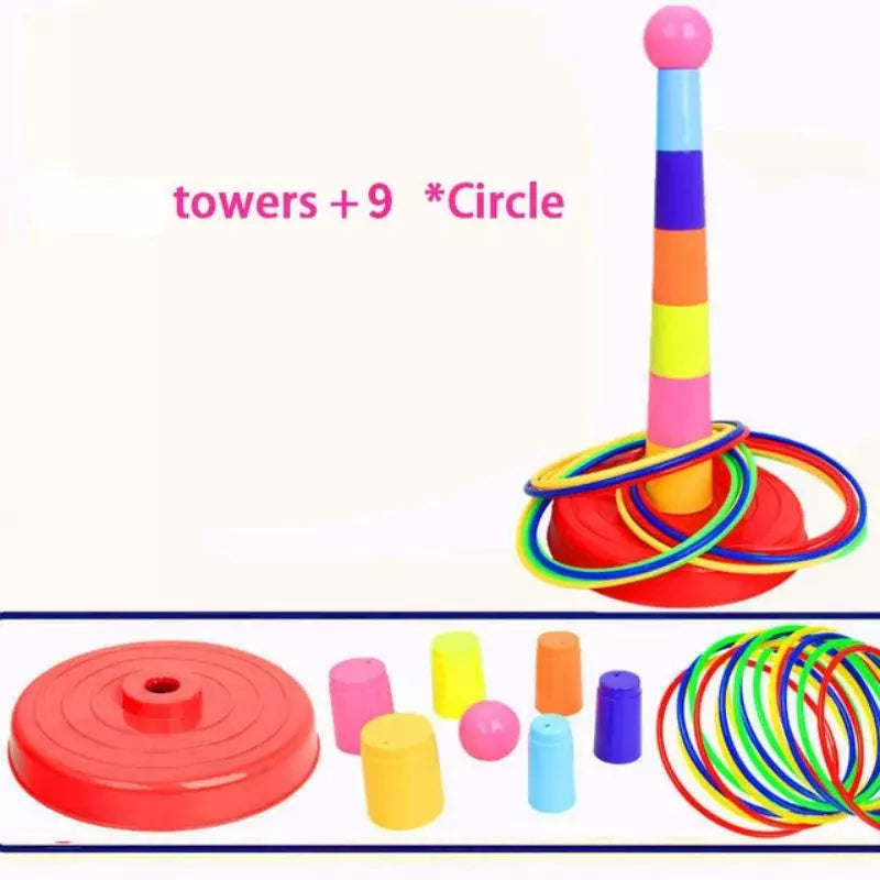 Educational Toy Ring Toss Stacking Cups 08
