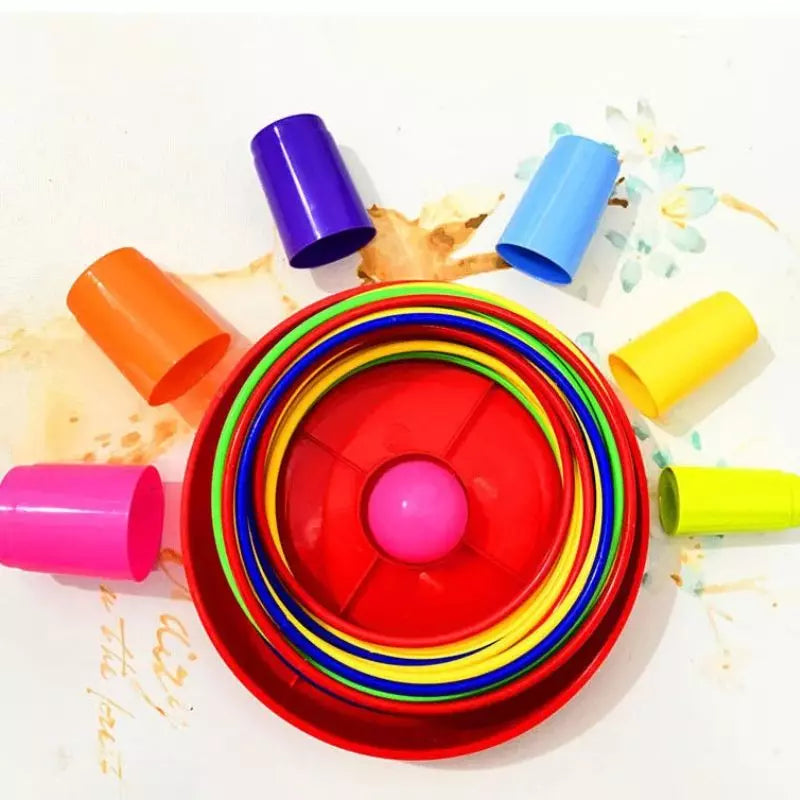 Educational Toy Ring Toss Stacking Cups 02