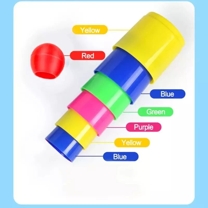 Educational Toy Ring Toss Stacking Cups 04