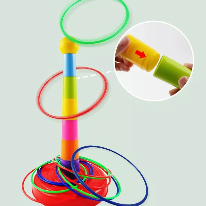 Educational Toy Ring Toss Stacking Cups 05