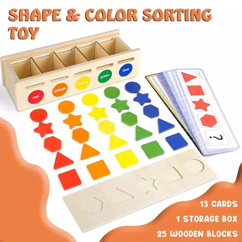 Educational Toy Wooden Sorting Box