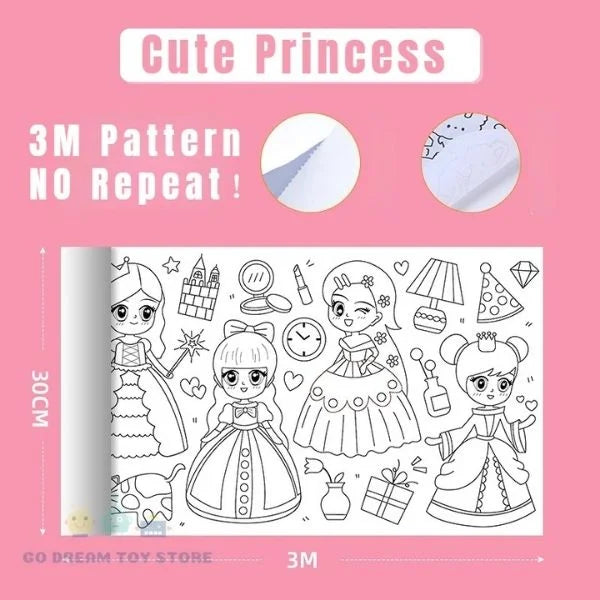 Educational Toys Giant DIY Drawing Roll for Kids 03