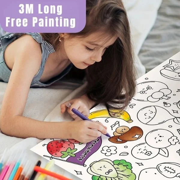 Educational Toys Giant DIY Drawing Roll for Kids 06
