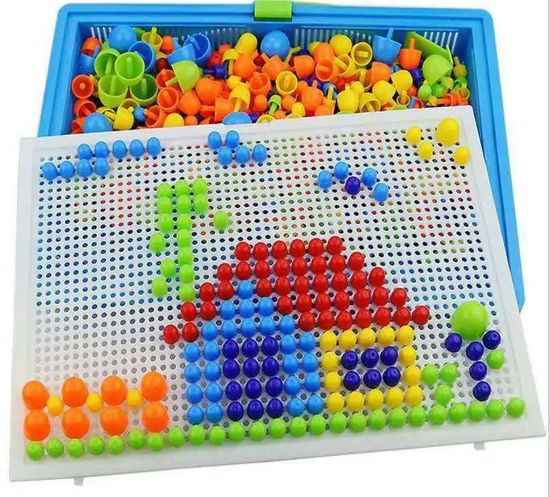 CoguCraft: Creative Peg Art Kit for Little Builders