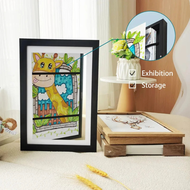 Kids Magnetic Art Display Frame