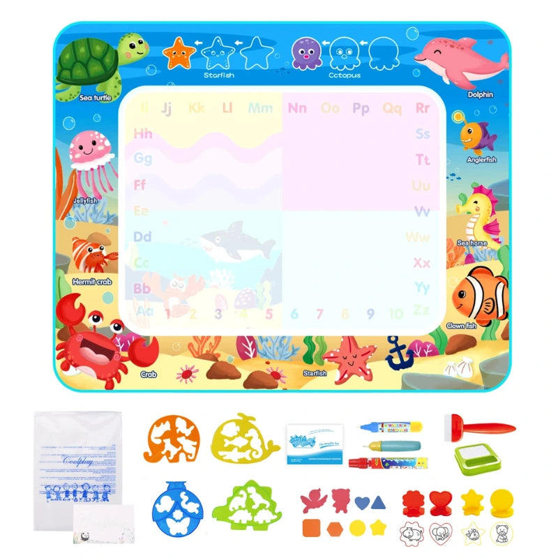 Magic Educational Toy Water Drawing Mat for Kids 5