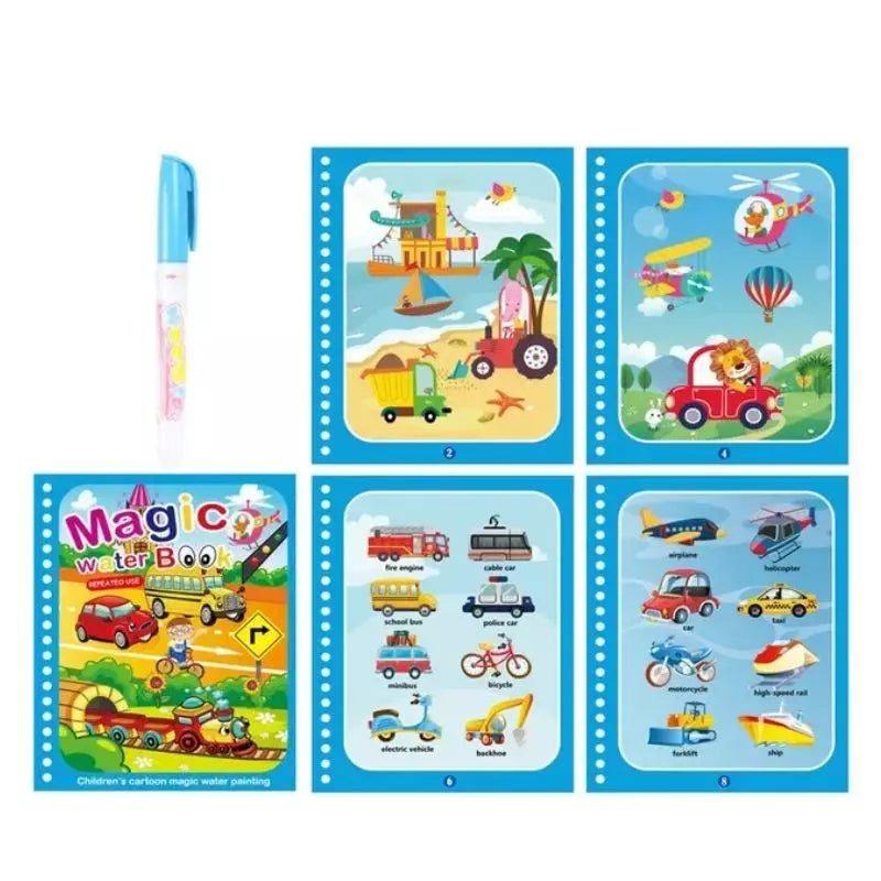 Magic Water Book With Pen 03