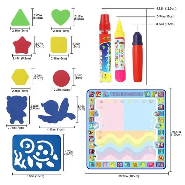 Magic Educational Toy Water Drawing Mat for Kids 014