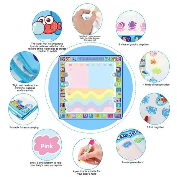 Magic Educational Toy Water Drawing Mat for Kids 03