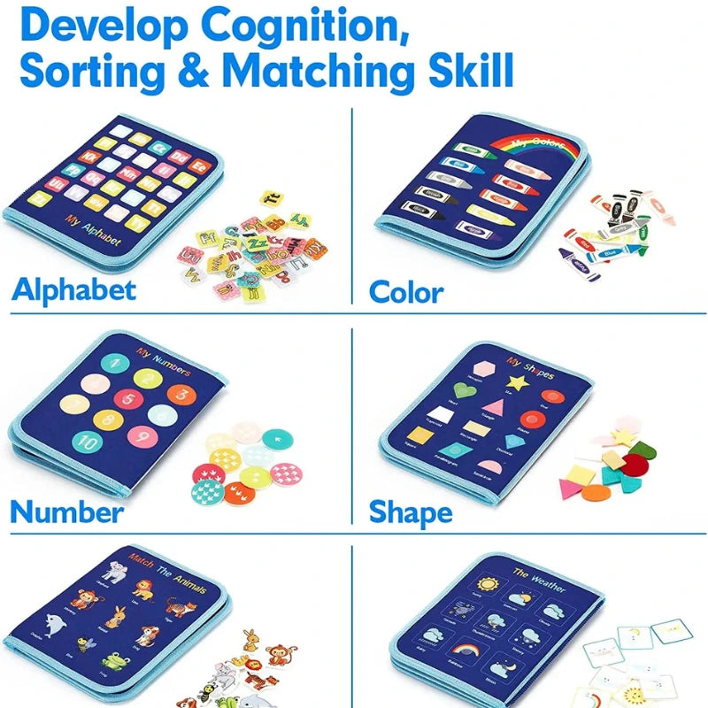 Montessori Busy Board Activity Book for Toddlers 12