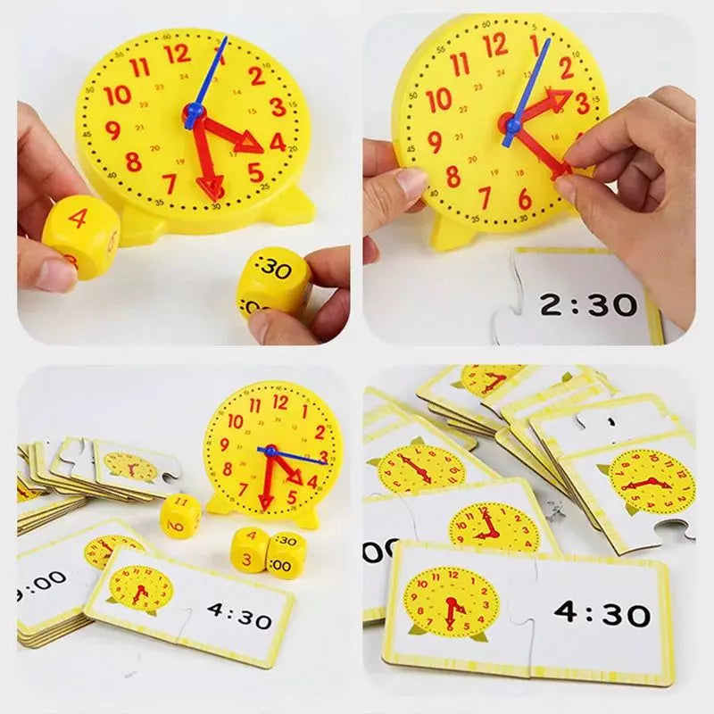 Montessori Toy Clock for Learning Hours UK