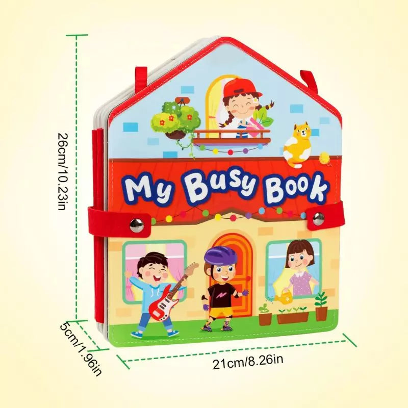 Montessori Toy Felt Busy Book UK