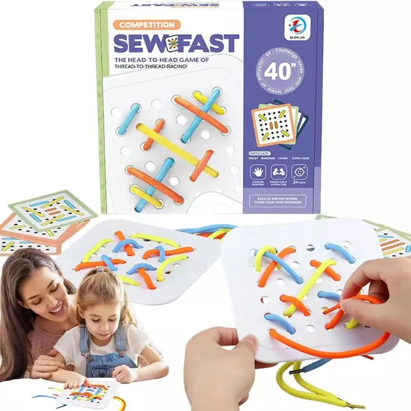 Montessori Toy Rope Board Puzzle 03