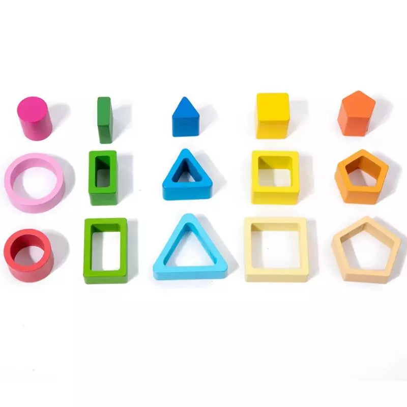 Montessori Toy Sorting & Stacking Set 04