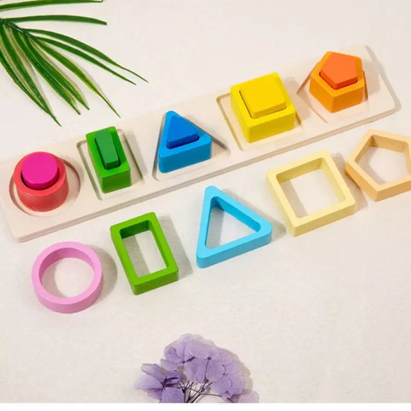 Montessori Toy Sorting & Stacking Set 01