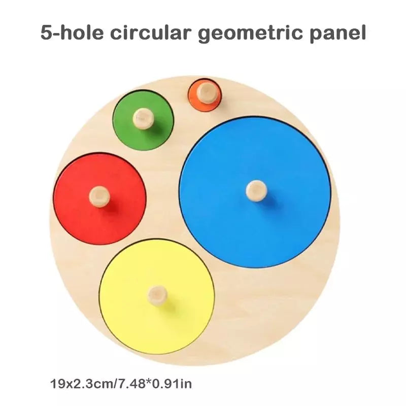 Montessori Toy Wooden Shape & Colour Puzzle 04