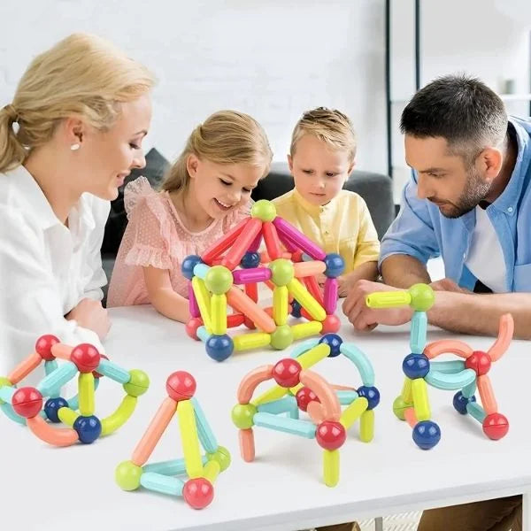 Montessori Magnetic Building Construction Toys for Kids 012