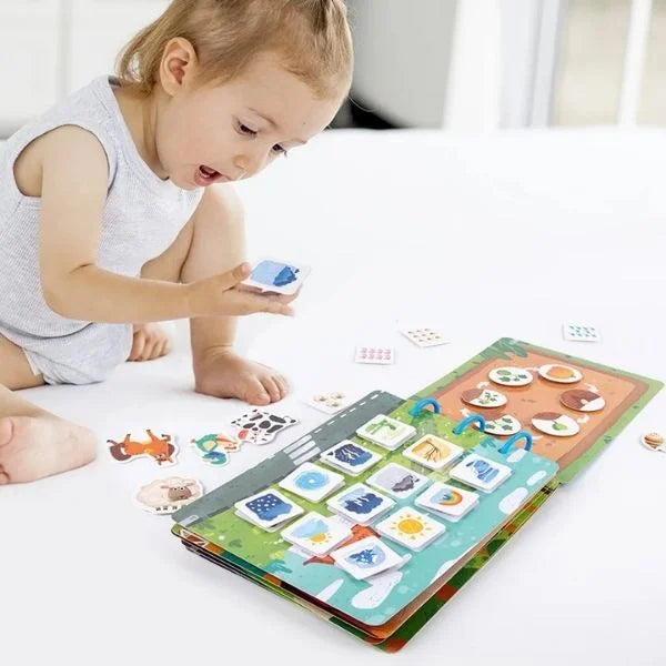 Montessori Sticker Book Educational Toy 01