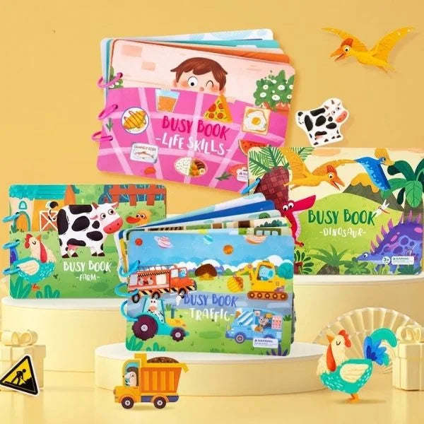 Montessori Sticker Book Educational Toy 05