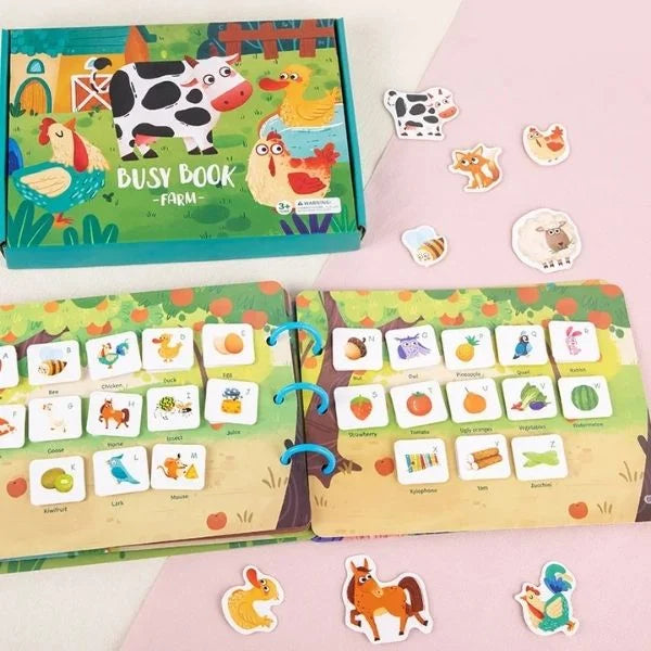 Montessori Sticker Book Educational Toy 06