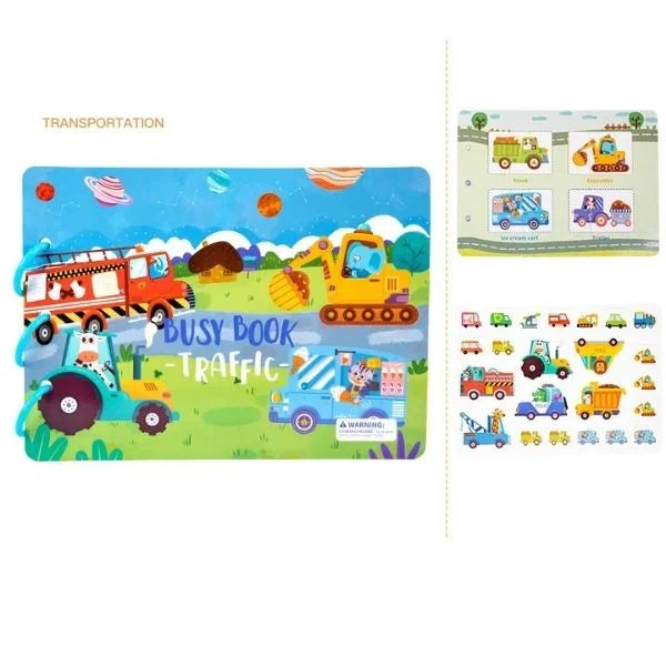 Montessori Sticker Book Educational Toy 08