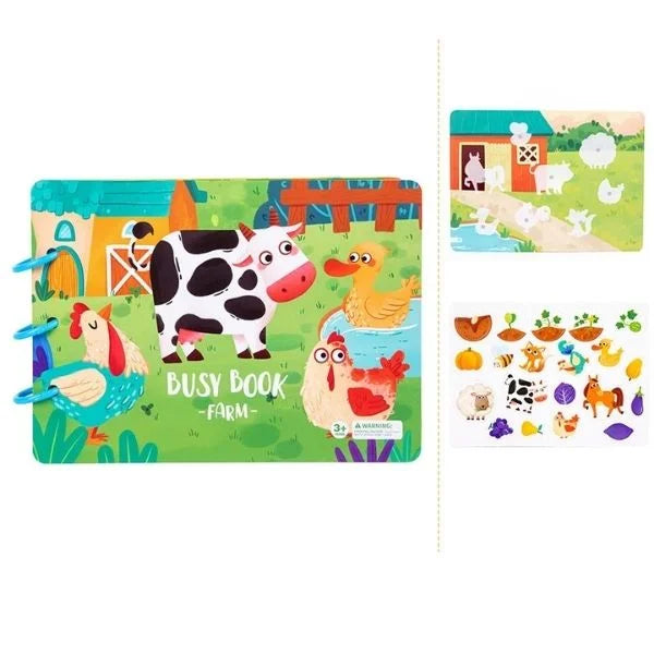 Montessori Sticker Book Educational Toy 09