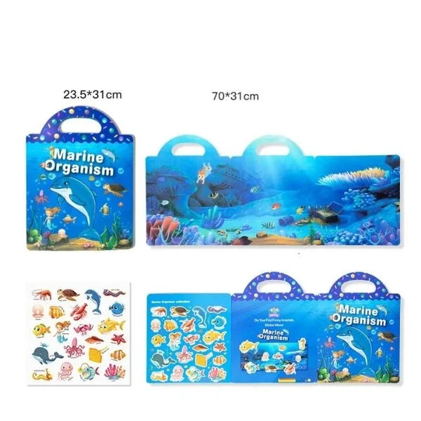 Reusable Sticker Book Educational Toys for Kids 011