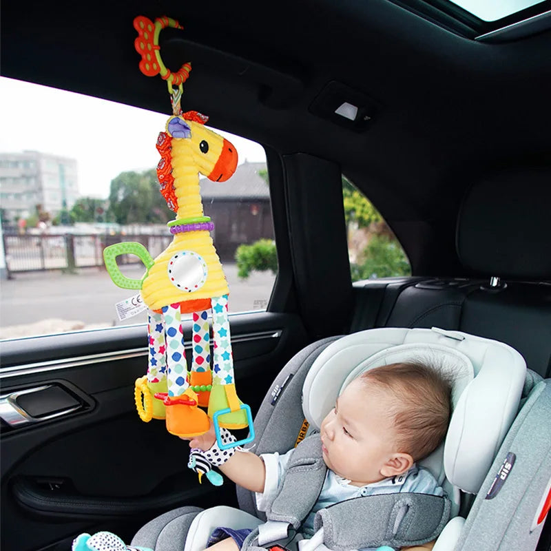 CuddleTunes: Plush Animal Rattles and Teethers for Babies