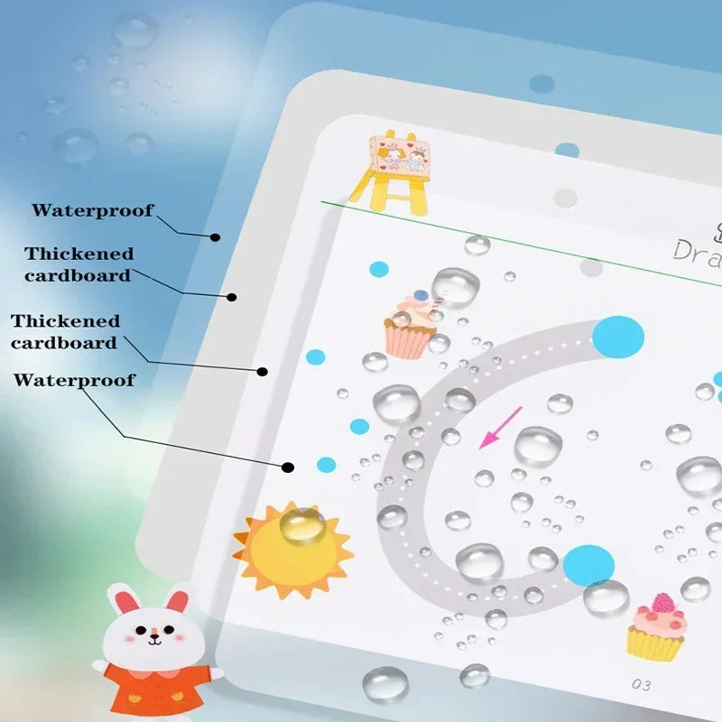 MagicFlow Copybook: Reusable Tracing Fun for Montessori Minds