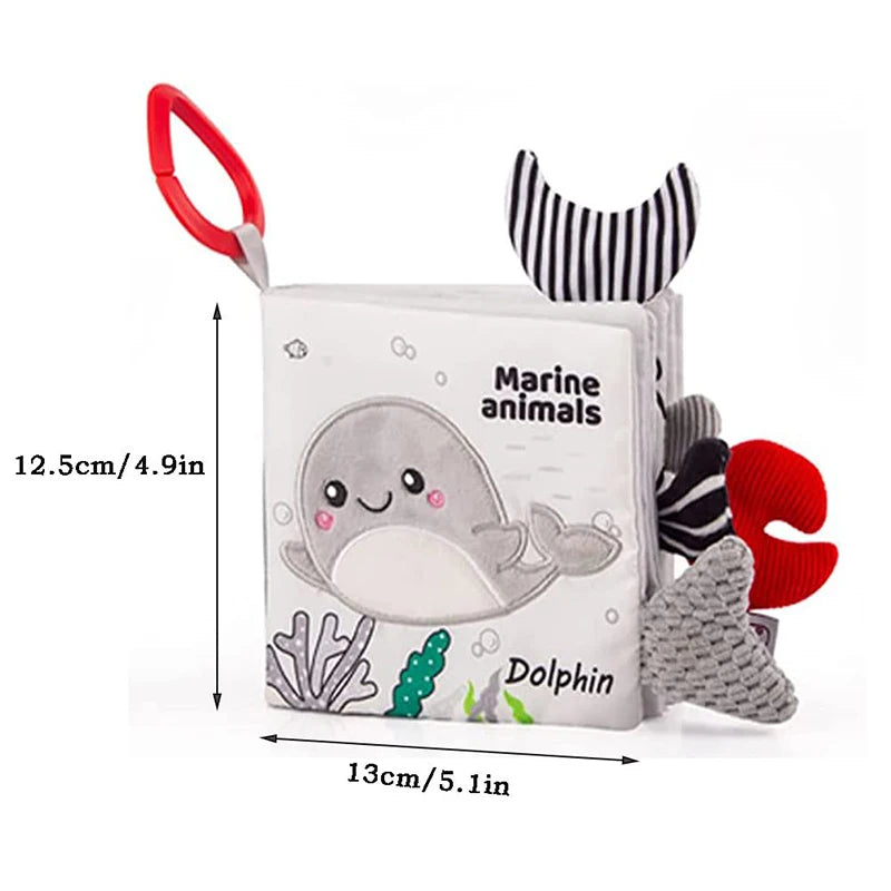 Touch & Discover: High Contrast 3D Cloth Book for Babies