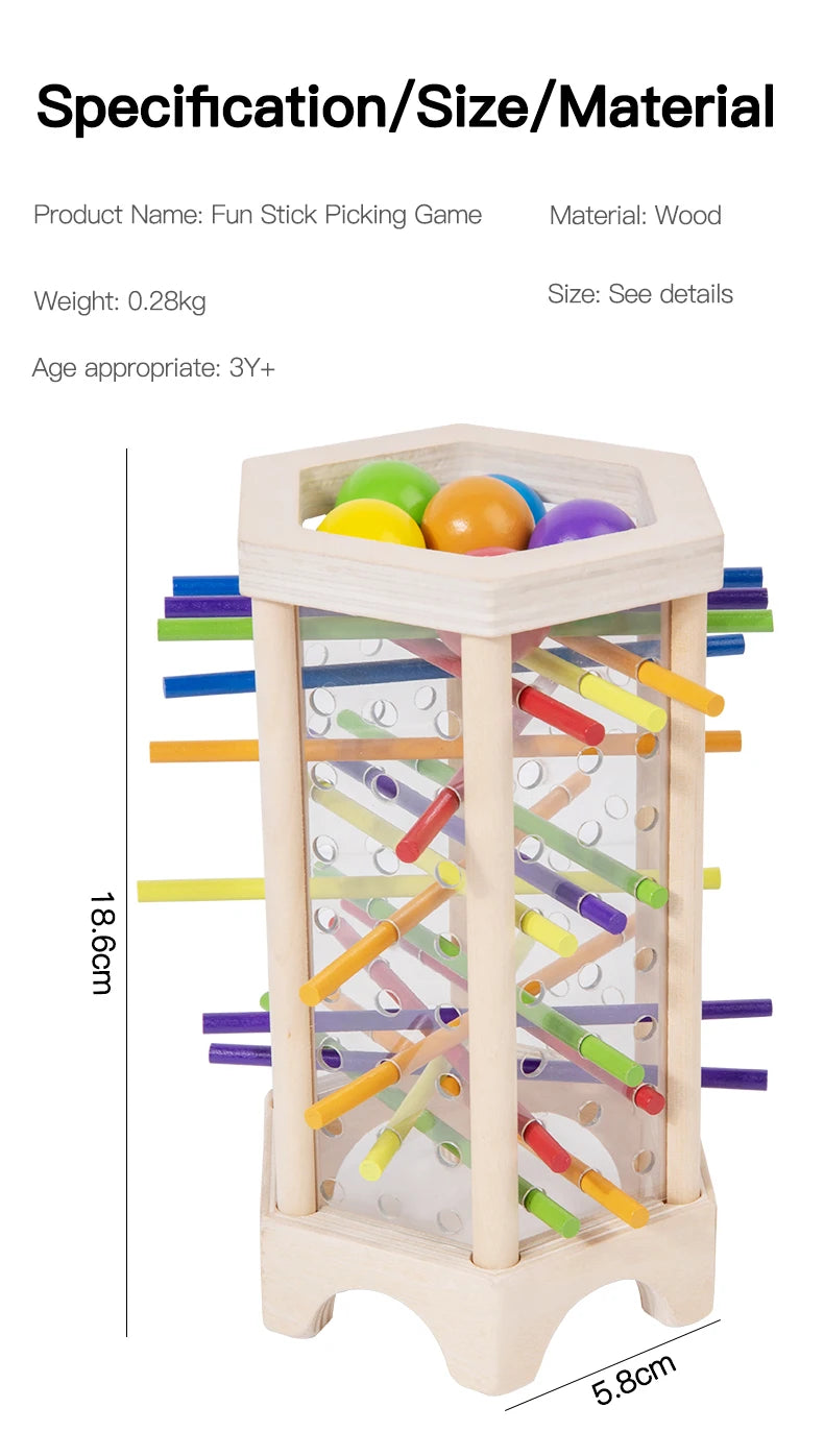 Sensory Toy Colour Stick Balance Game