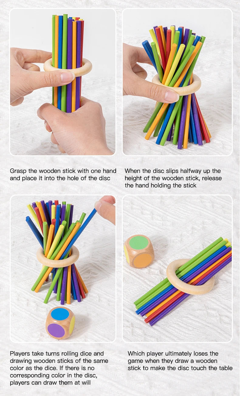 Sensory Toy Colour Stick Balance Game
