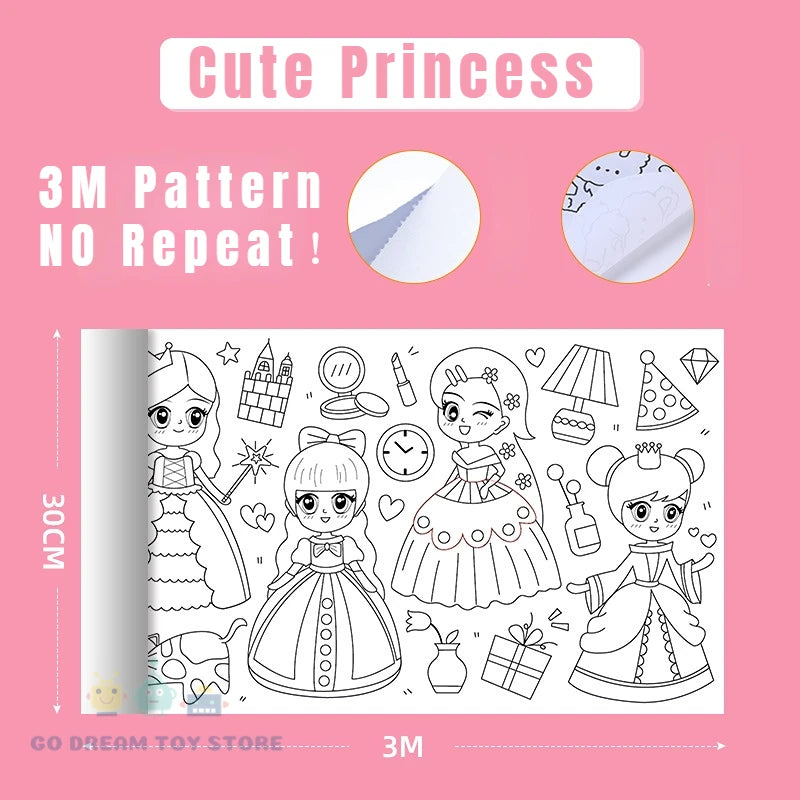 ColourScroll: Giant DIY Drawing Roll for Little Artists