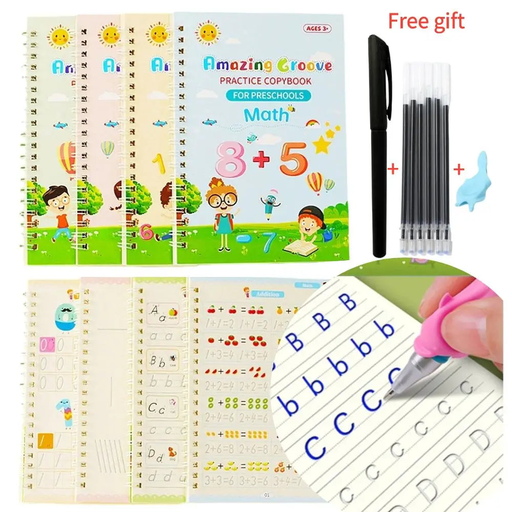 MagicWrite: Reusable Practice Book for Kids