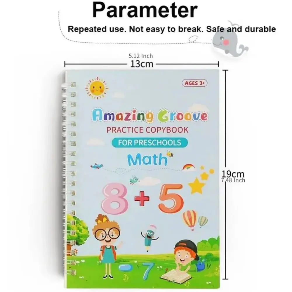 MagicWrite: Reusable Practice Book for Kids