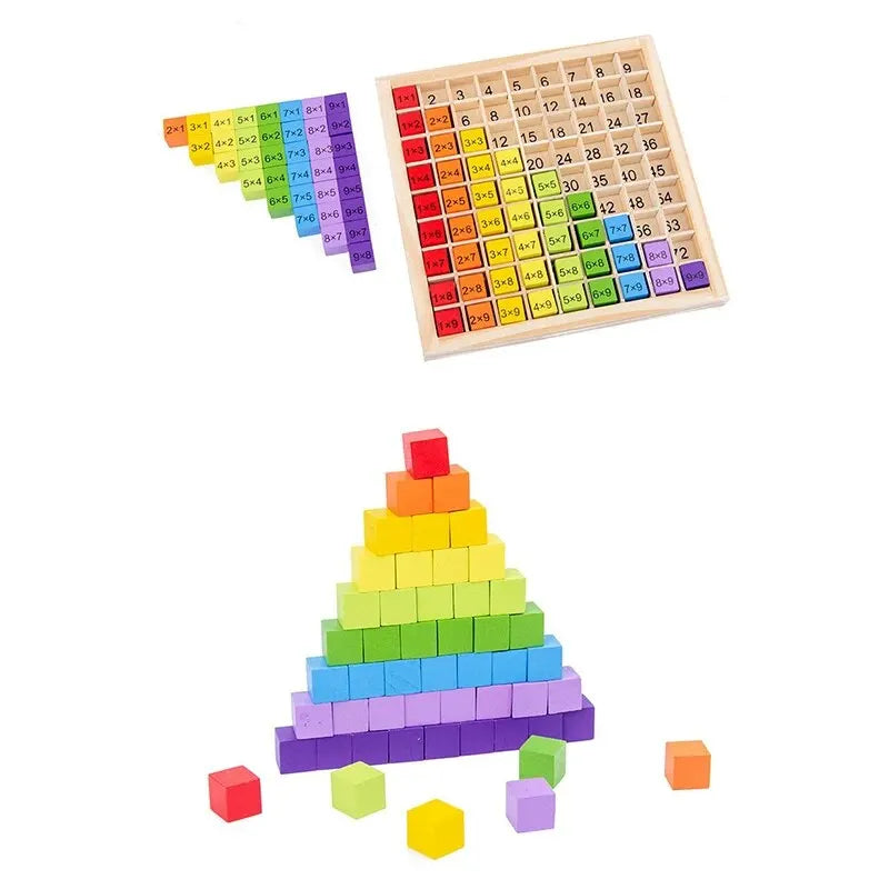 Montessori Math Magic: Wooden Multiplication Mastery Board