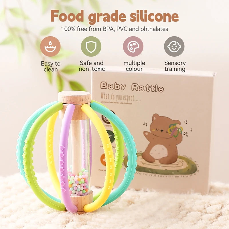 RainyRattle: Sensory Play & Teething Companion