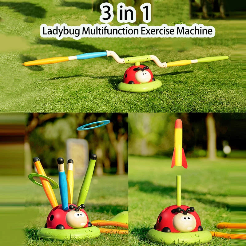 JumpBug: 3-in-1 Ladybug Sports & Play Set