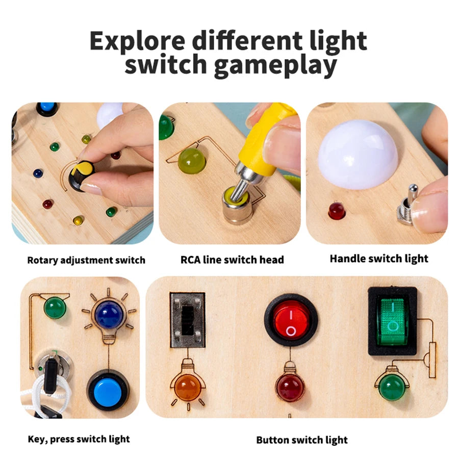 BrightBoard: Montessori Sensory Switch Adventure