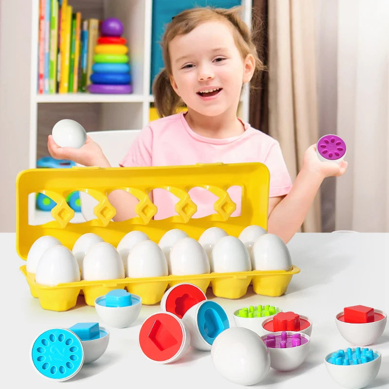 Eggsperience 3D: Quebra-cabeça Montessori para crianças